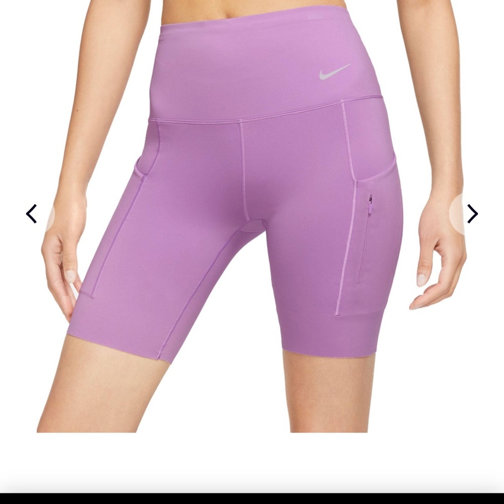 Nike Women's Go Firm-Support High Waisted 8" Biker Shorts